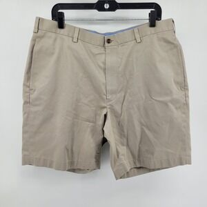 Brooks Brothers Lightweight Advantage Chino Shorts Men's W38 Beige Cotton
